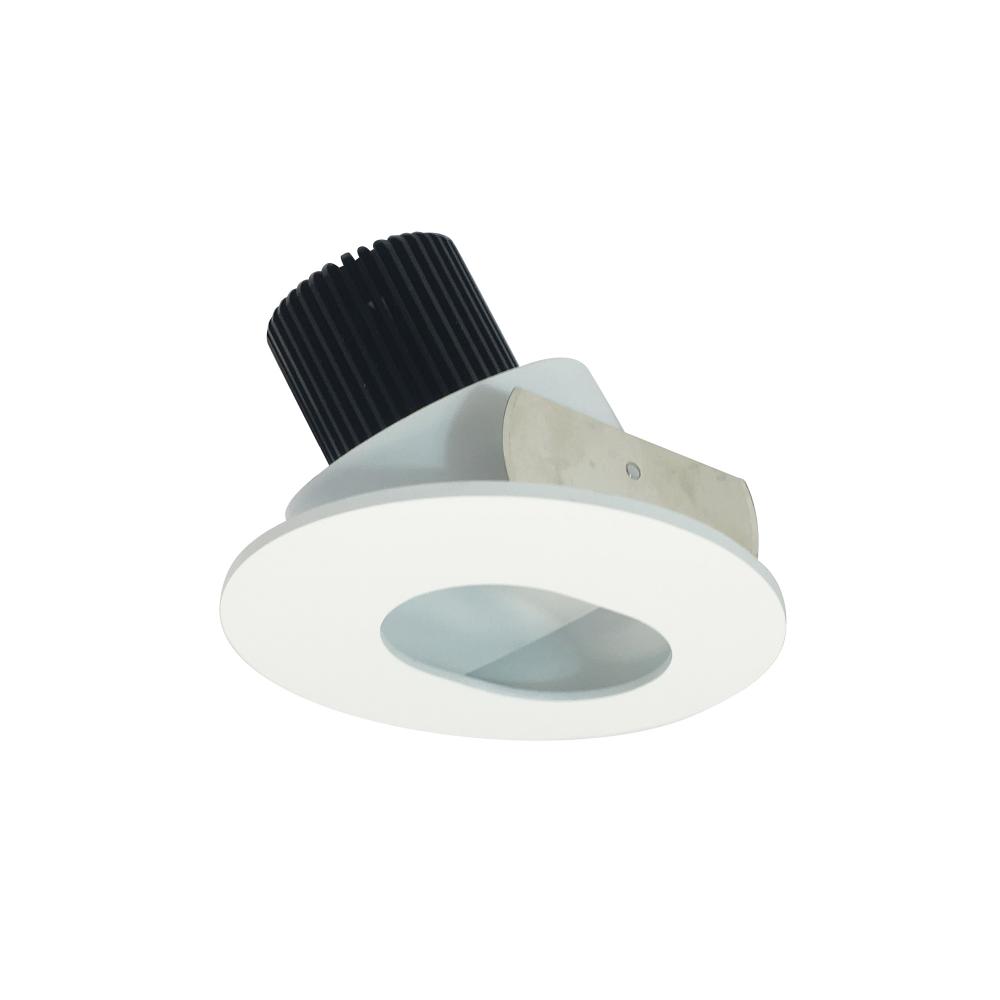 4" Iolite LED Round Adjustable Slot Aperture, 1000lm / 14W, 2700K, Matte Powder White Slot