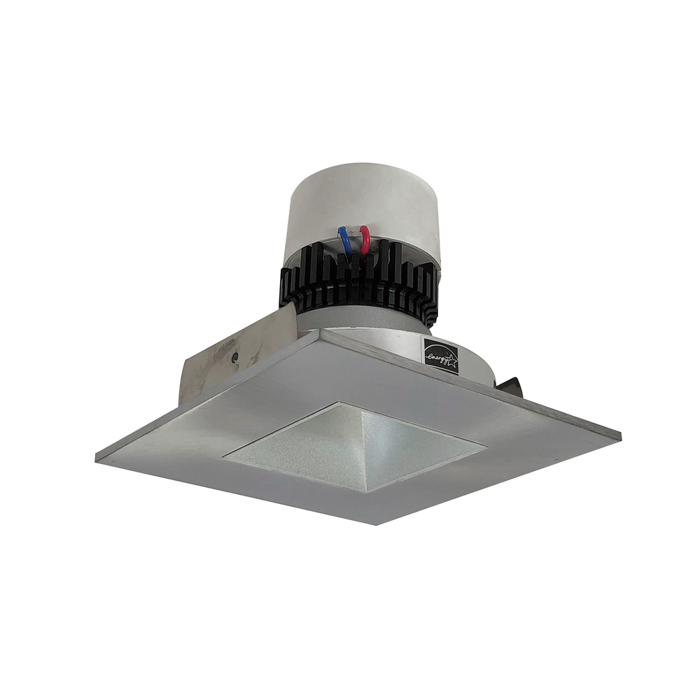 4" Pearl LED Square Retrofit Reflector with Square Aperture, 1000lm / 12W, 2700K, Haze Reflector