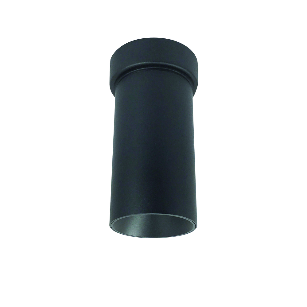 3" iLENE Surface Mount Mini Cylinder, 1300lm, 30W, Comfort Dim, Black, 120V Triac/ELV/0-10V &