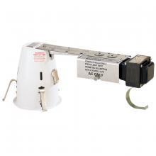 Nora NLR-404AT/1EL - 4" AT Low Voltage Housing, 120V/12V Elect. Transformer, Rated for 50W