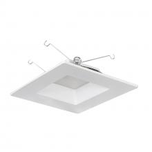 Nora NOXAC-63627WW/HL - 6" AC Onyx Square LED Retrofit Reflector, 1100lm / 17W, 2700K, White Finish