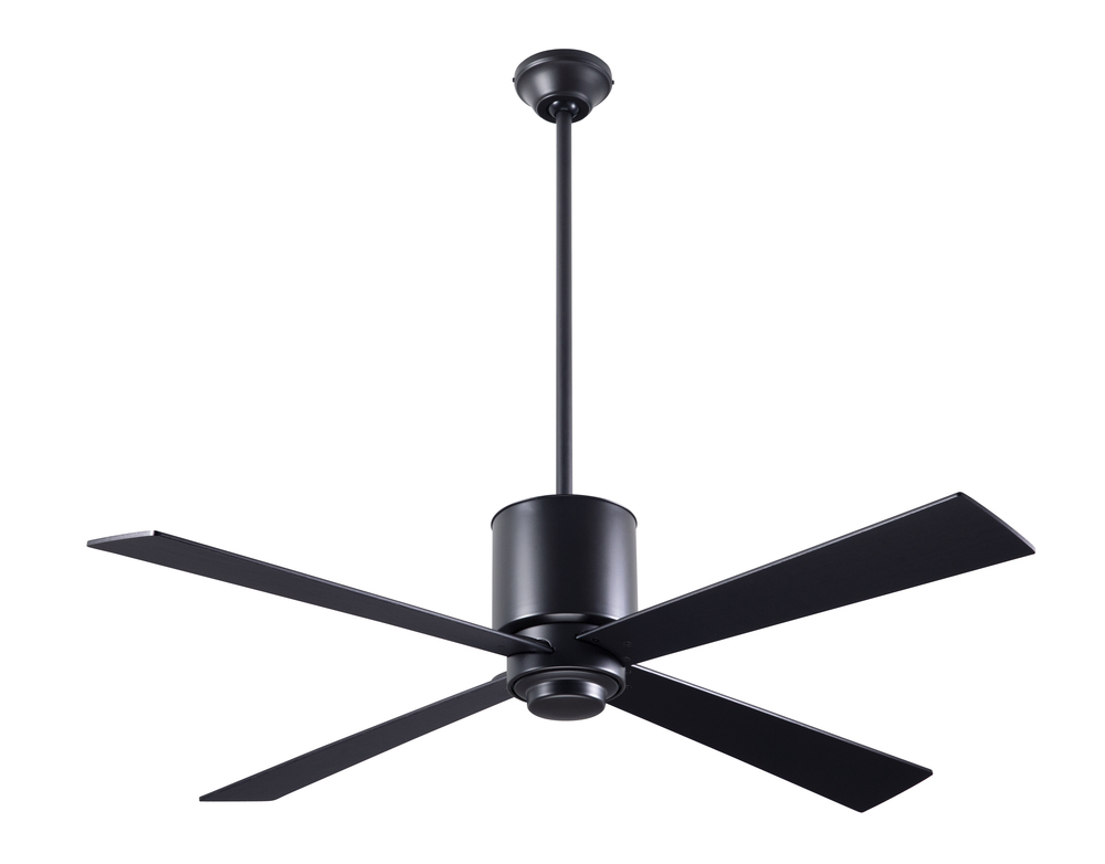 Lapa Fan; Dark Bronze Finish; 50" Silver Blades; No Light; Fan Speed and Light Control (3-wire)