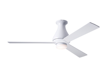 Modern Fan Co. ALT-FM-GW-42-AL-271-002 - Altus Flush Fan; Gloss White Finish; 42" Aluminum Blades; 17W LED; Fan Speed and Light Control (