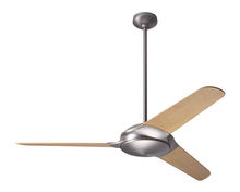 Modern Fan Co. FLO-MN-52-BB-NL-001 - Flow Fan; Matte Nickel Finish; 52" Bamboo Blades; No Light; Fan Speed Control