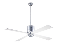 Modern Fan Co. LAP-GV-50-WH-NL-001 - Lapa Fan; Galvanized Finish; 50" White Blades; No Light; Fan Speed Control