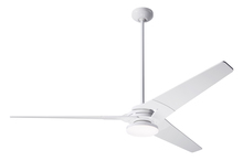 Modern Fan Co. TOR-GW-62-WW-272-002 - Torsion Fan; Gloss White Finish; 62" Whitewash Blades; 20W LED; Fan Speed and Light Control (3-w