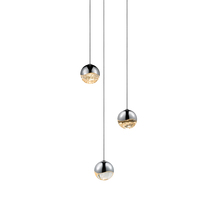 Sonneman 2914.01-SML - 3-Light Round Small LED Pendant