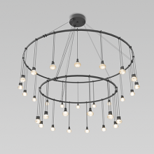 Sonneman S1F38K-SC06XX12-RP04 - Double Ring Suspension Chandelier