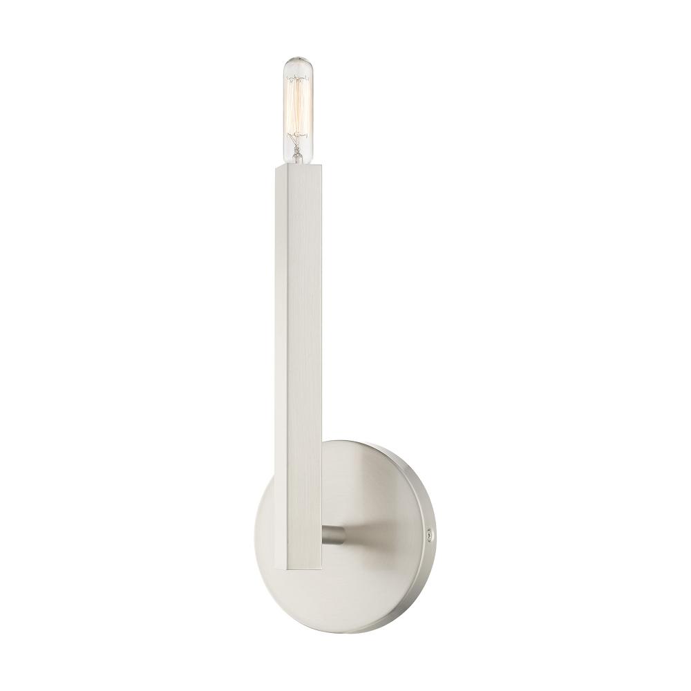 1 Light Brushed Nickel ADA Sconce