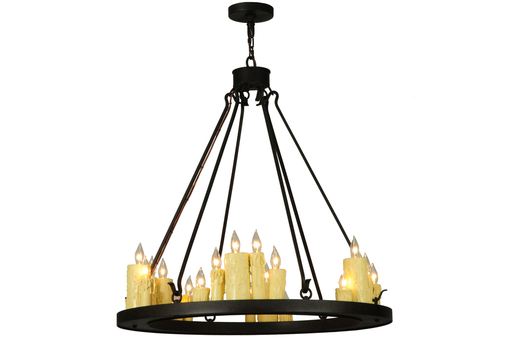 36"W Deina 24 LT Chandelier