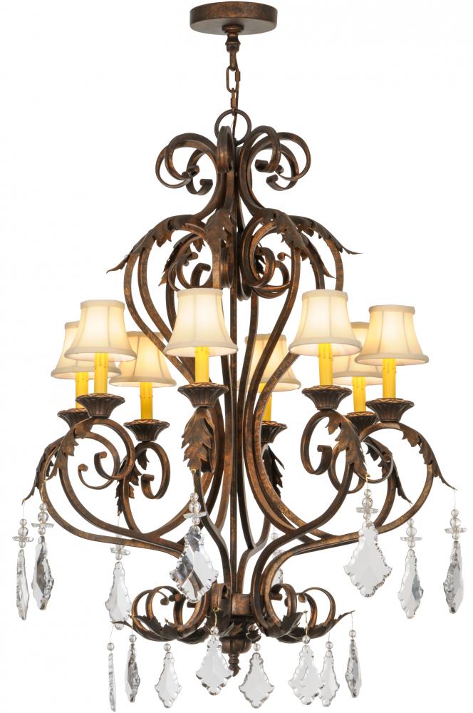 30"W Josephine 8 LT Chandelier