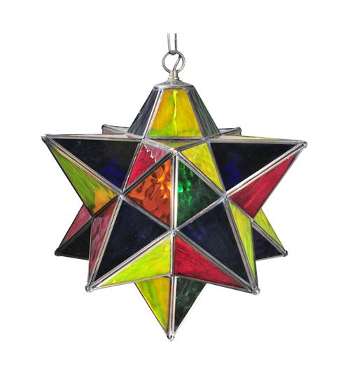 18"W Moravian Star Pendant