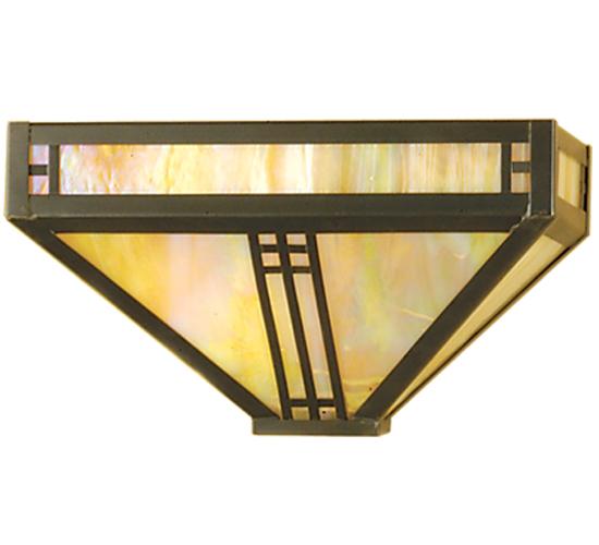 12" Wide Prairie Loft Wall Sconce