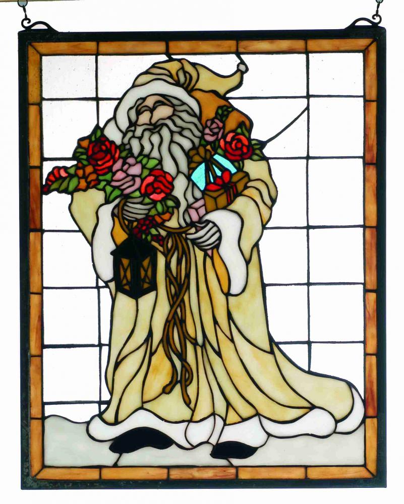 16" Wide X 20" High Father Christmas Window