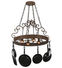 Meyda Blue 118490 - 34"W Dior 4 LT Pot Rack