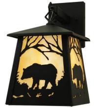 Meyda Blue 133427 - 7.5"W Bear at Dawn Hanging Wall Sconce