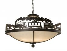 Meyda Blue 146478 - 48" Wide Train Inverted Pendant