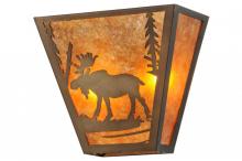 Meyda Blue 158334 - 13" Wide Moose Creek Wall Sconce