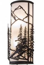 Meyda Blue 161246 - 9"W Alpine Right Wall Sconce