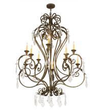 Meyda Blue 179688 - 48"W Josephine 10 LT Chandelier