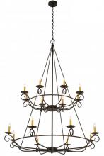 Meyda Blue 181462 - 54" Wide Estrella 16 Light Two Tier Chandelier