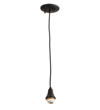 Meyda Blue 203701 - 5" Wide Textured Black Pendant Hardware