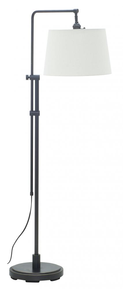 Crown Point Oil Rubbed Bronze Floor Bridge Lamp