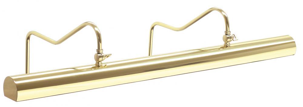 Hyde Park 30" Polished Brass Plug-In Picture Lights