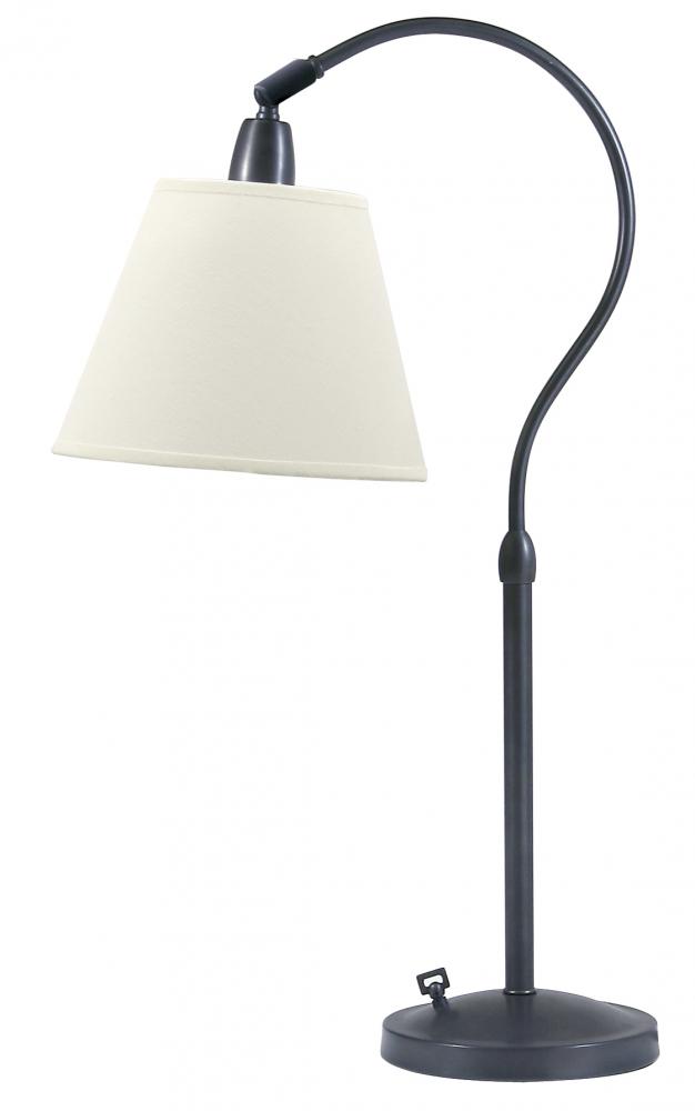 Hyde Park Table Lamps Oil Rubbed Bronze W/White Linen Shade