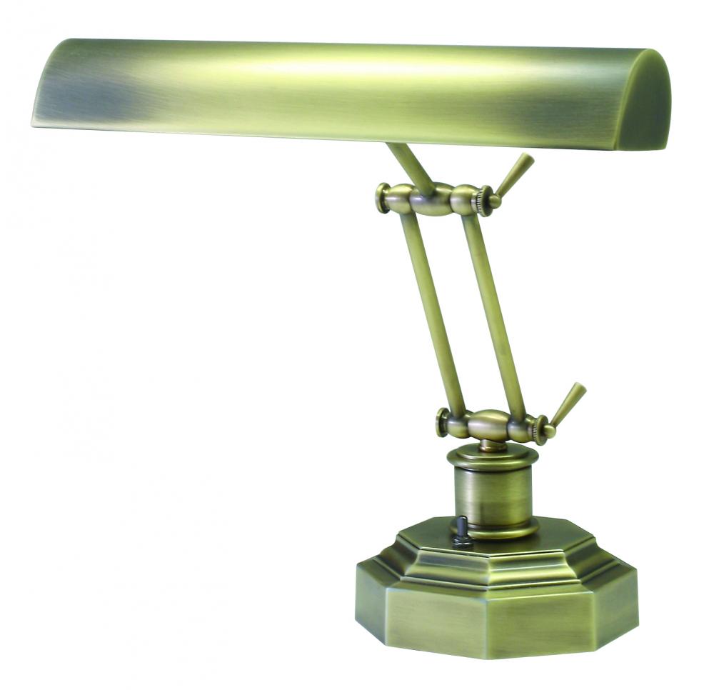 Desk/Piano Lamp 14" Antique Brass