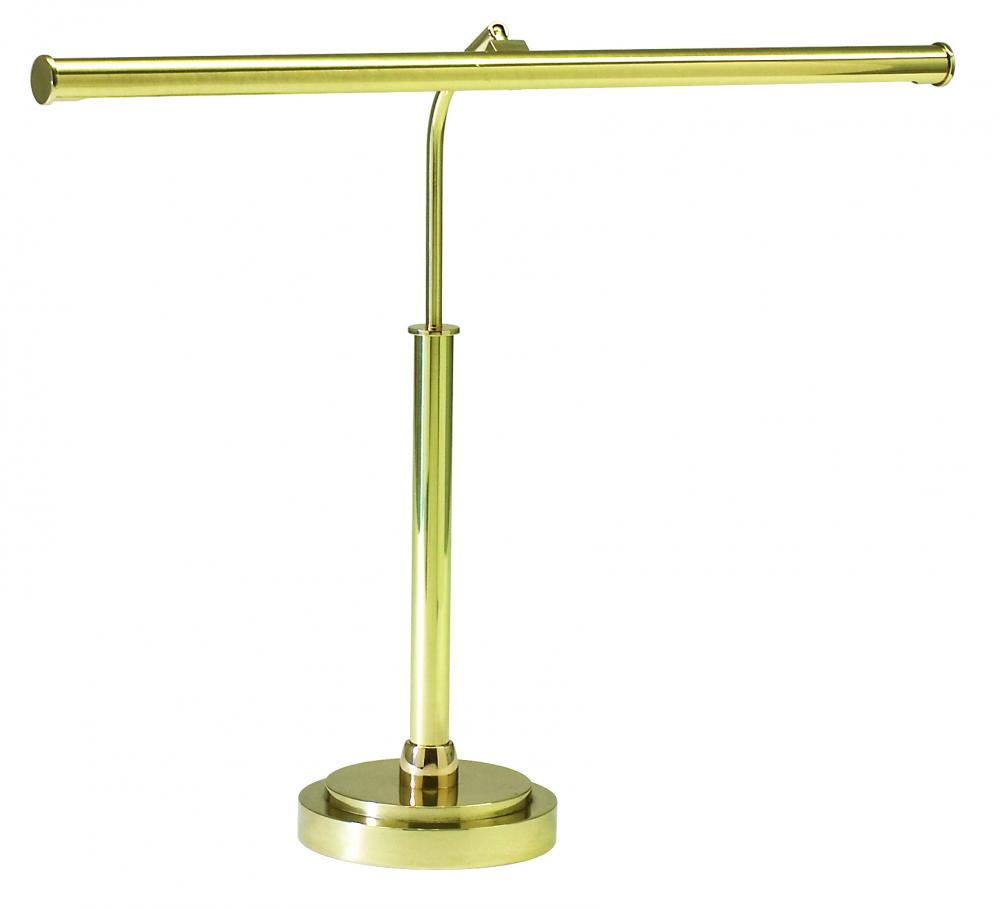 LED Piano Lamp Polished Brass