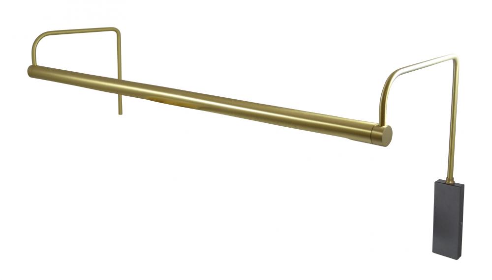 Slim-Line 29" LED Plug-In Picture Lights in Satin Brass