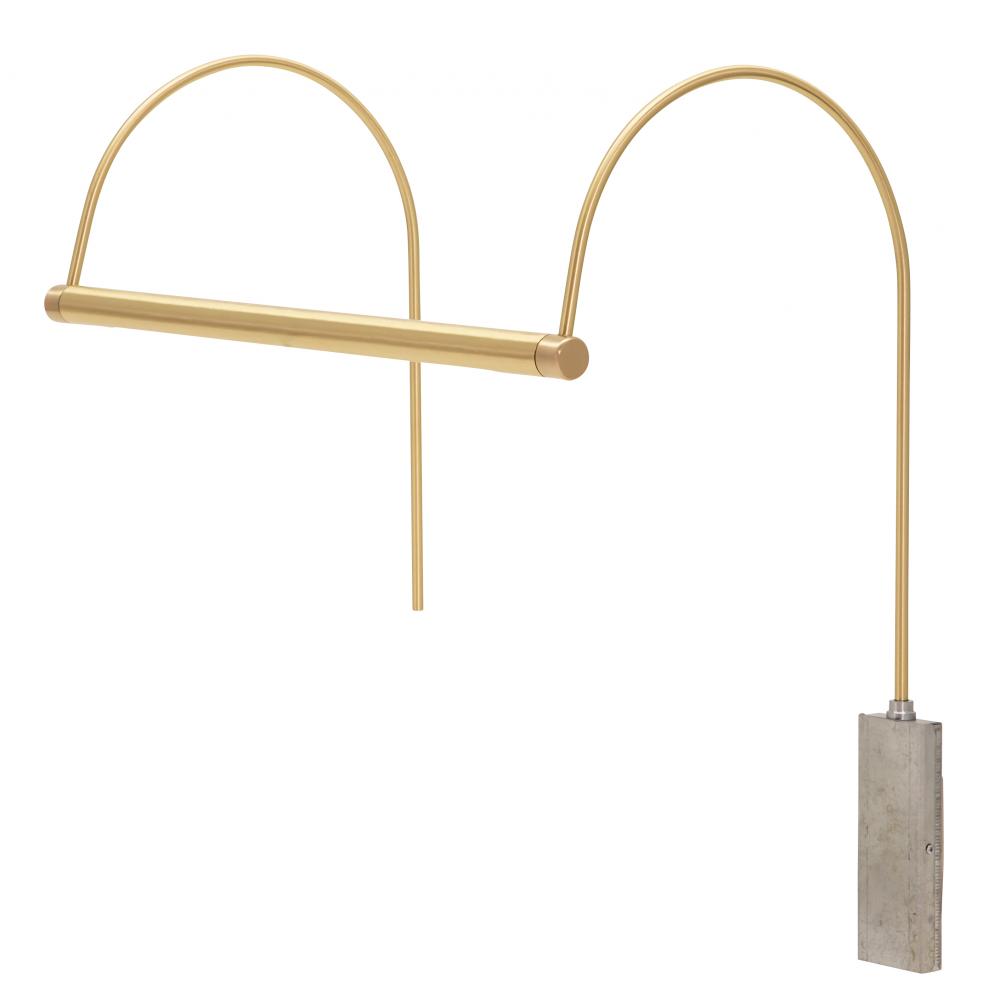 Ultra Slim-Line 15" LED Satin Brass Plug-In Picture Lights