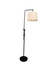 House of Troy CR700-BLK - Crown Point Adjustable Down bridge Floor Lamps