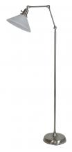 House of Troy OT600-SN-WT - Otis Industrial Floor Lamps