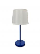 House of Troy S550-COSN - Sawyer Cobalt/Satin Nickel Table Lamps with USB