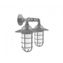 Montclair Light Works GNP052-49 - Vaportite 2-Light Straight Arm Wall Light