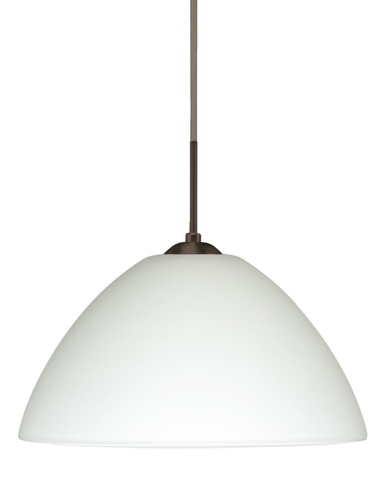 Besa Tessa LED Pendant White Bronze 1x9W LED