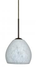 Besa Lighting 1BT-412219-BR - Besa Bolla Pendant Bronze Carrera 1x50W Candelabra