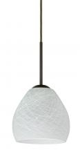 Besa Lighting 1BT-412260-BR - Besa Bolla Pendant Bronze Cocoon 1x50W Candelabra