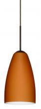 Besa Lighting 1JC-151180-LED-BR - Besa Riva 9 LED Pendant Amber Matte Bronze 1x9W LED