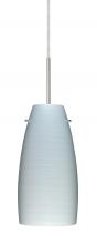 Besa Lighting 1JT-1512KR-LED-SN - Besa Tao 10 LED Pendant Chalk Satin Nickel 1x9W LED