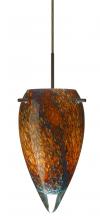 Besa Lighting 1JT-4125CE-LED-BR - Besa Juli LED Pendant Ceylon Bronze 1x9W LED