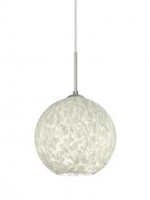 Besa Lighting 1JT-COCO819-SN - Besa Coco 8 Pendant, Carrera, Satin Nickel Finish, 1x60W Medium Base