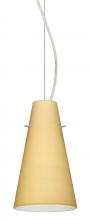 Besa Lighting 1KX-4124VM-LED-SN - Besa Cierro LED Cable Pendant Vanilla Matte Satin Nickel 1x9W LED