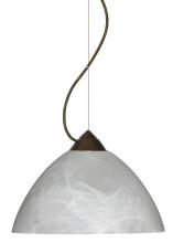 Besa Lighting 1KX-420152-LED-BR - Besa Tessa LED Cable Pendant Marble Bronze 1x9W LED