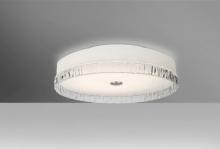 Besa Lighting PACO12CLC-LED - Besa, Paco 12 Ceiling, Opal/Clear Stone,  Finish, 1x16W LED