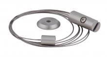 Besa Lighting R12-CBL120-SN - Besa 10Ft. Adjustable Cable Support Satin Nickel