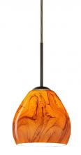 Besa Lighting B-4122HB-LED-BR - Besa Bolla LED Pendant For Multiport Canopy Habanero Bronze 1x9W LED