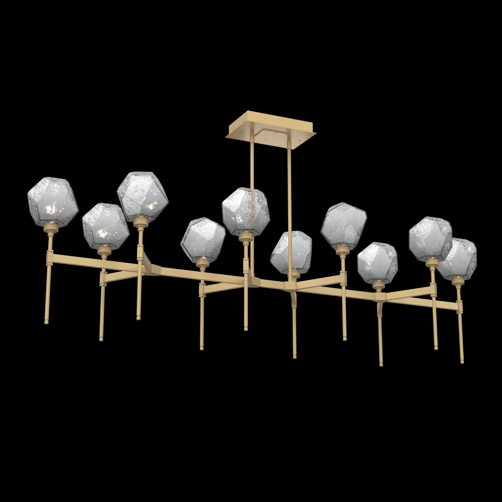 Gem Linear Belvedere Suspension-69-Gilded Brass